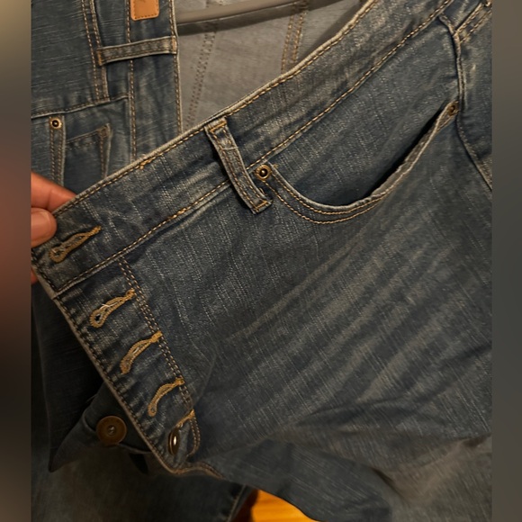 Sofia Vergara High Waist Wide Leg Melisa Flare Button High Jeans Size 20 - Picture 6 of 6